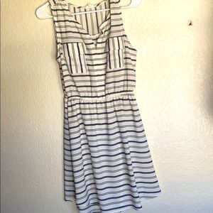 Navy striped dress perfect for summer!